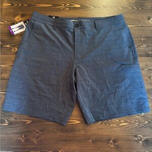 O'Neill Men's Dark Blue Flat Front Shorts